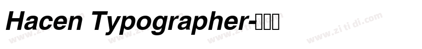 Hacen Typographer字体转换 Hacen Typographer字体转换